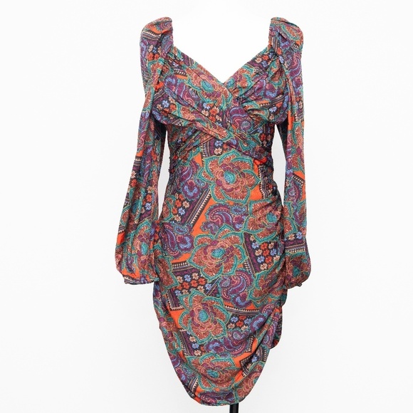 Veronica Beard Bellino Silk Blend Jacquard Mini Dress - Picture 2 of 15